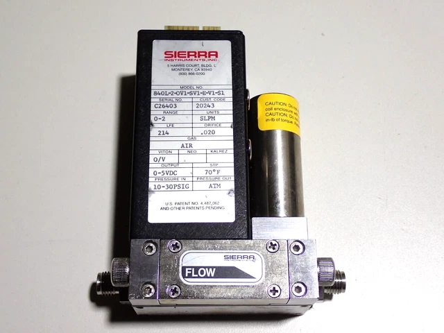 840L-2-OV1-SV1-E-V1-S1 Mass Flow Controller Sierra Instruments #D284