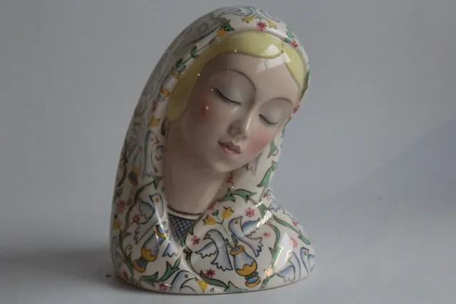 LENCI Madonna céramique Italie Art déco (61973)
