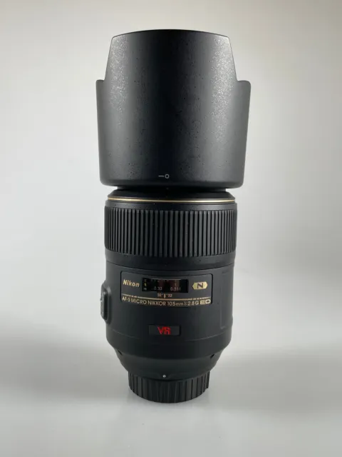 Nikon Nikkor AF-S 105mm f2.8 G VR Micro IF ED Lens AFS