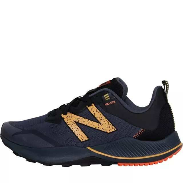 SIZE UK   9.5  New Balance Mens Dynasoft  V4  Running Shoes Navy/​Yellow/​Black