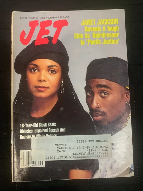 Jet Magazine - July 19, 1993-Janet Jackson and Tupac Shakur - Poetic Justice Jet Magazine - July 19, 1993-Janet Jackson and Tupac Shakur - Poetic Justice