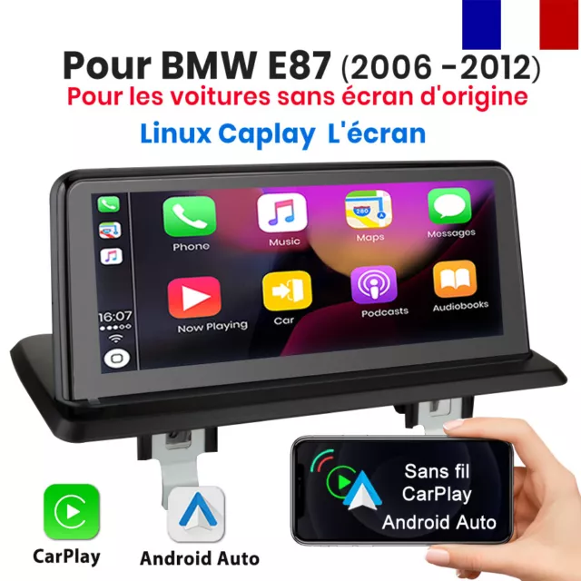 Pour BMW E81 E82 E87 E88 2006-12 Linux CarPlay autoradio Android auto Bluetooth 3