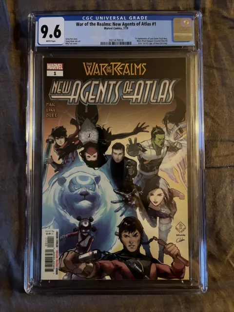 “War Of The Realms: New Agents Of Atlas” #1 CGC 9.6 (Marvel) Many 1st App. (9.8)