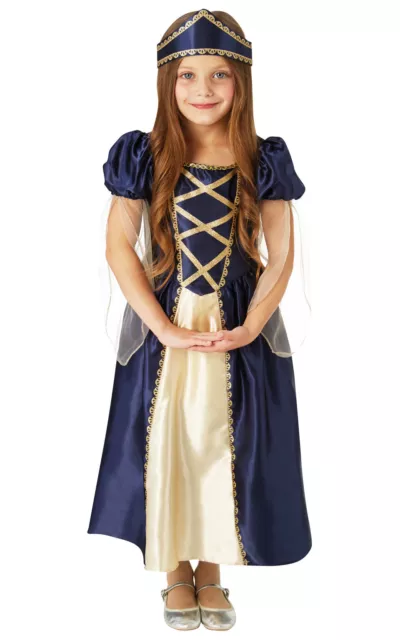 Girls Licensed RENAISSANCE PRINCESS Tudor Medieval Fancy Dress Costume Book Week