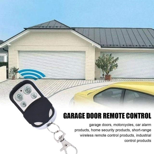 10-Pack Electric Cloning Universal Gate Garage Door Opener Remote Control Fobs – 433MHz Fixed Frequency Key Fob, Replaces Common Fixed & Learning Code Remotes (CR2016 Batteries Included)