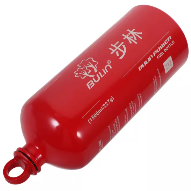 Red Aluminum Alloy Motorcycle Oil Stove Bottle 2 Gallon Gas Can Fuel