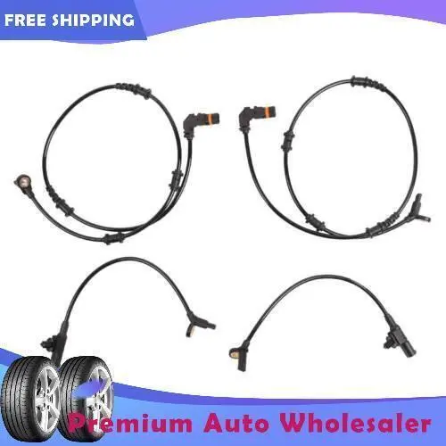 4PCS Front & Rear ABS Wheel Speed Sensor for Mercedes W164 X164 2006 2007 - 2011