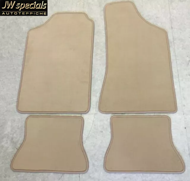 Alfombra de Coche para VW Passat 32B 1979-1989 Crema 4teilig Terciopelo