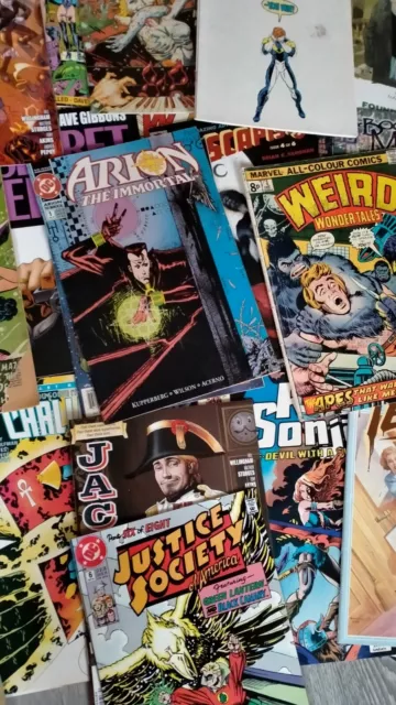 Over X 40 DC Marvel Universe & Other Publishers Comic Bundle job Lot Vintage