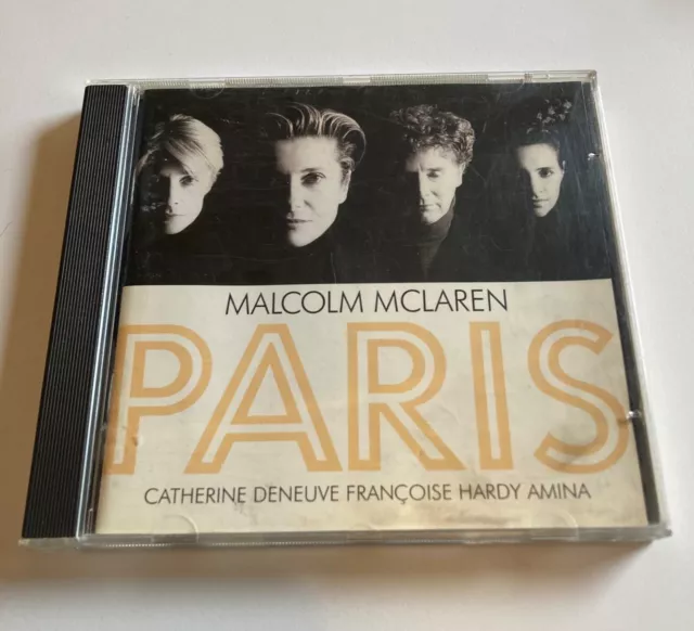 Malcolm McLaren Paris CD 1994 Catherine Deneuve Françoise Hardy FREE POSTAGE