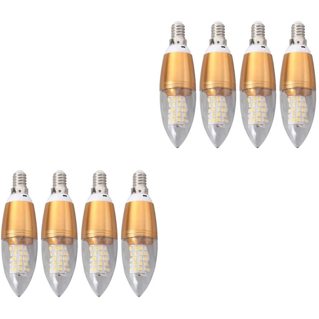 8 teile / satz E14 85-265V 12W LED Kerzenlampen variable licht