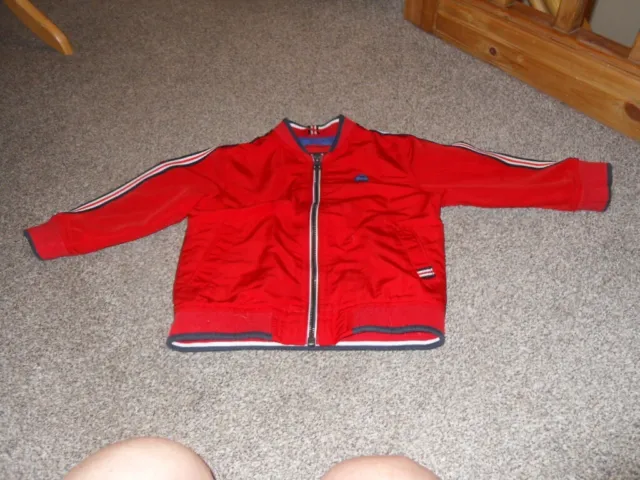 Gorgeous Childs bomber jacket. NEXT 12/18mths. 86cm Red/Blue/White