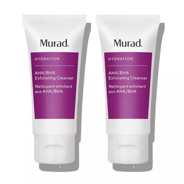 Murad Hydration AHA/BHA Exfoliating Cleanser 60ml x2