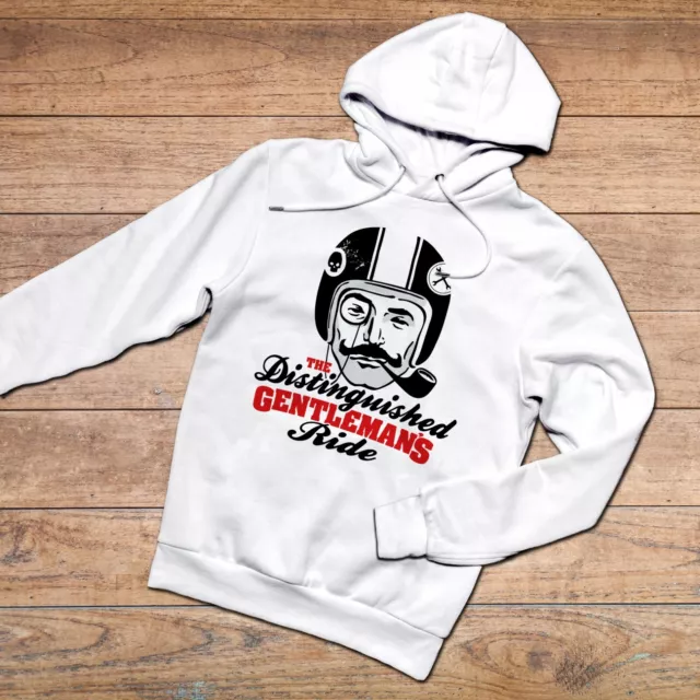Felpa Hoodie Cafe Racer Rider Motorbike Serbatoio Gentlemans Triumph Moto Strada