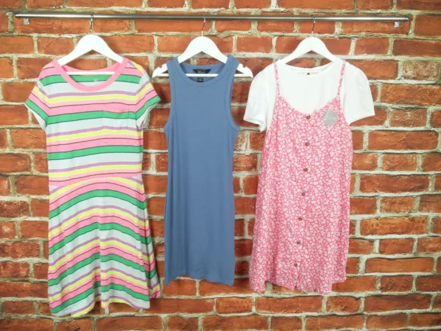 Girl Bundle Age 10-11 Year Gap New Look F&F Summer Dress Set Floral Stripe 146Cm