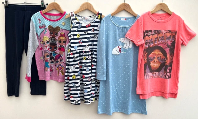 Pacchetto di vestiti per ragazze età 6-7 John Lewis Next H&M