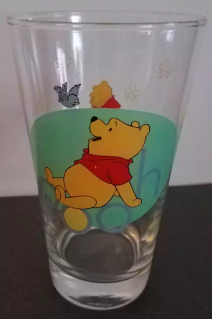 Vintage Winnie the Pooh Walt Disney Productions Drinking Glass Early 1980’s
