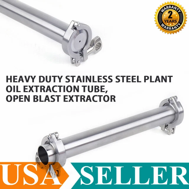 PLANT OIL EXTRACTION Tube Stainless Steel Open Blast Extractor Kit 12