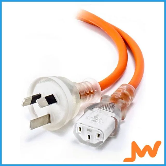 Alogic 2m Medical Power Cable Aus 3 Pin Mains Plug (Male) to IEC C13 (Female)...