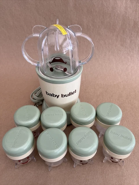 Biby Magic Bullet Licuadora Procesador De Alimentos Bb-Wl0298-02 Botellas De Trabajo Probadas