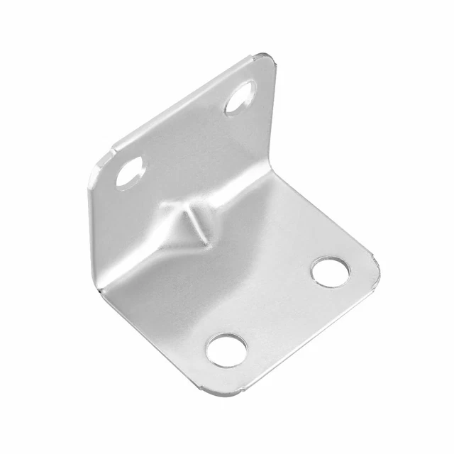 Corner Brace Bracket Fastener L Shape 26mmx26mmx32mm,Stainless Steel,5pcs