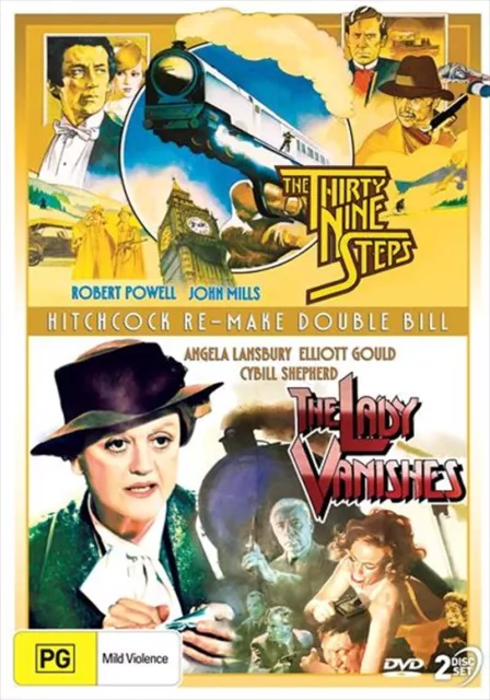 The Thirty Nine Steps / The Lady Vanishes - Hitchcock Re-Make DVD : NEW