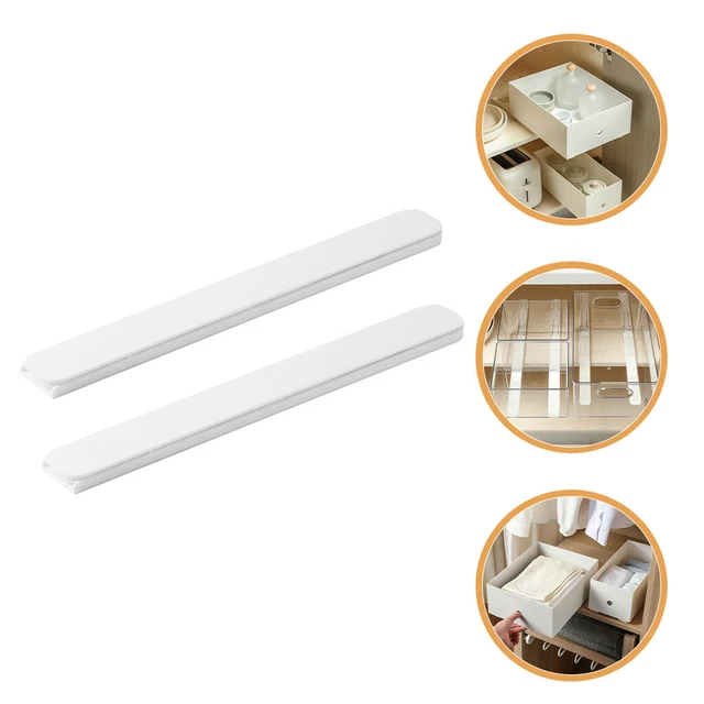 1 Pair Plastic Drawer Slides Kitchen Cupboard Rails Cabinet Sliders Draw Rail