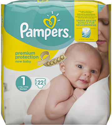 2-5 kg Pampers Pampers Pannolini per neonati protezione premium 96 taglia 1 