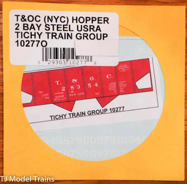 Tichy Train Group O #10277O Toledo and Ohio Central NYC USRA 2-Bay Hopper