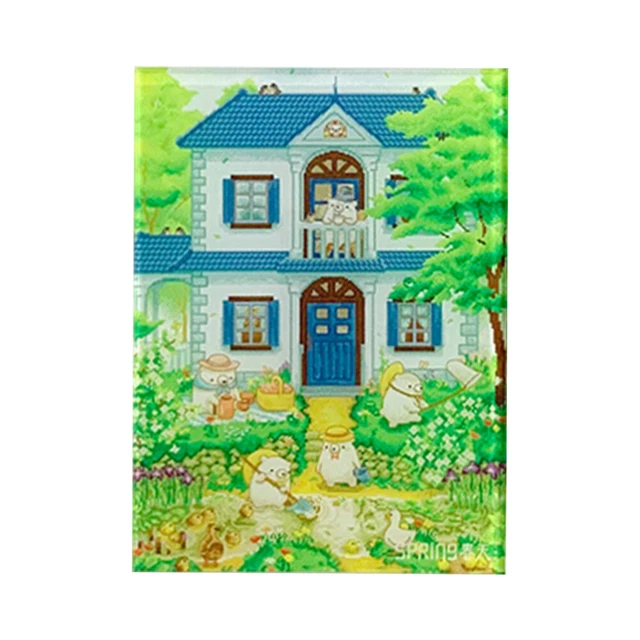 Minderador de aguja para decoración de soporte magnético de punto de cruz (Bear Villa)