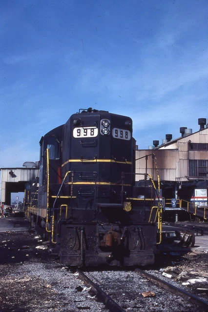 ORIGINAL 1981  RAILROAD SLIDE SCL SEABOARD COAST LINE 998 Miami FLORIDA ex SAL
