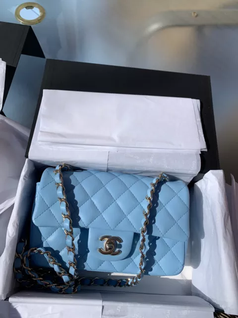 Chanel Mini Blue FOR SALE! - PicClick