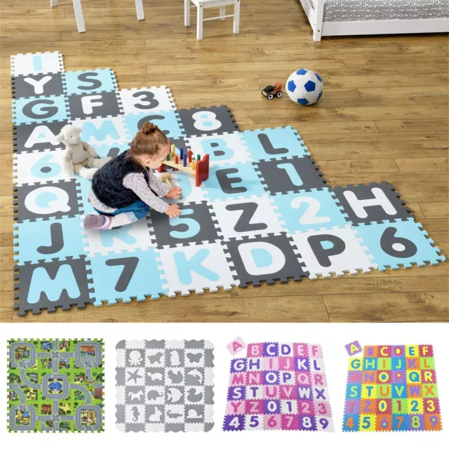 Puzzlematte Kinderteppich Spielteppich Spielmatte Schaumstoffmatte Juskys®