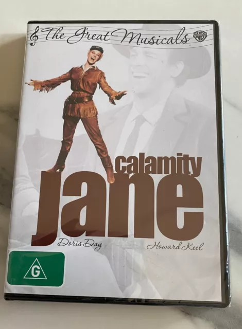 Calamity Jane ~ Doris Day, Howard Keel (Region 4 DVD) *New & Sealed*