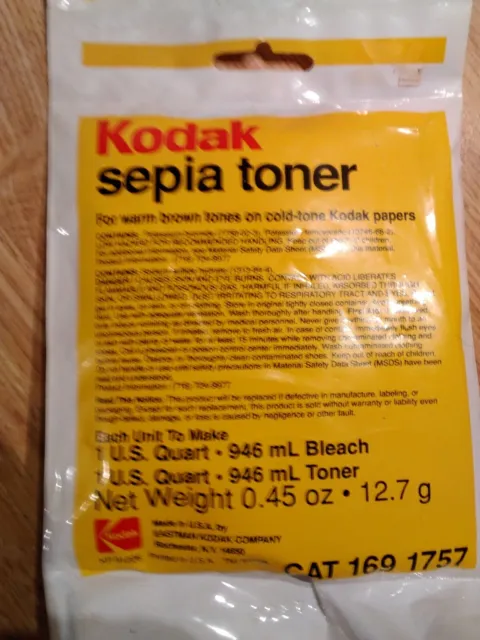 Kodak Sepia Toner Package