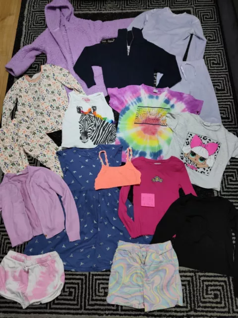 #C51 💜 Huge Bundle Of Girls Clothes 8-9years GEORGE NEXT F&F ZARA J.LEWIS