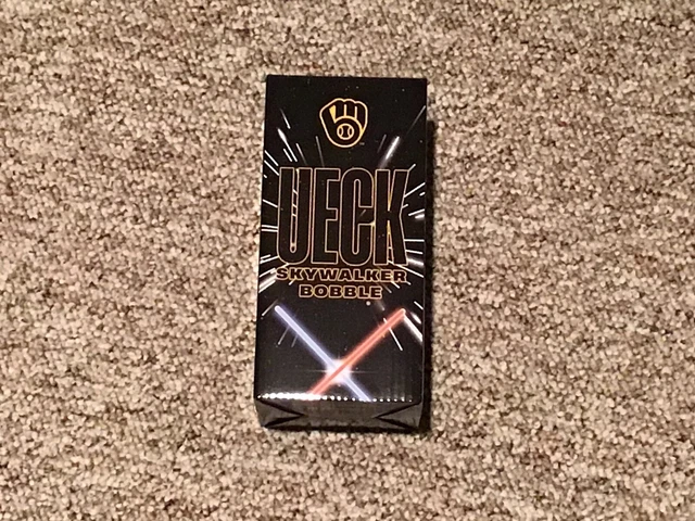 Milwaukee Brewers 2023 Star Wars Ueck Skywalker Bob Uecker Bobblehead NEW in box