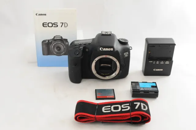 [Near Mint] Canon EOS 7D 18.0MP Digital SLR Camera Black 8141clicks #0659