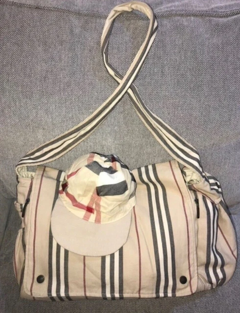 Burberry parker check hotsell diaper tote bag