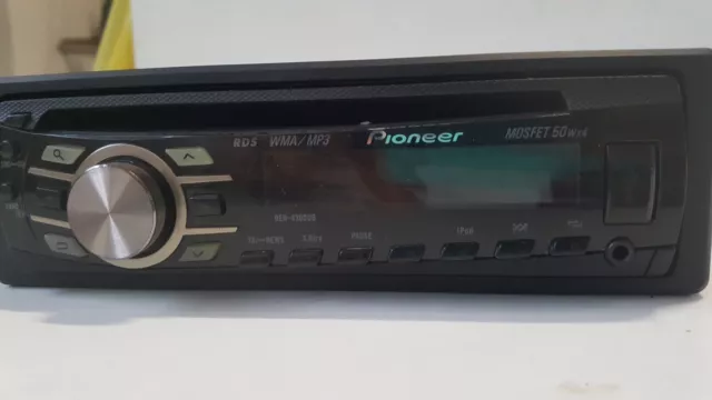 Car Radio Voiture D'Époque Pioneer Deh 4300UB Am Fm CD USB MP3 Tête Fonctionnel
