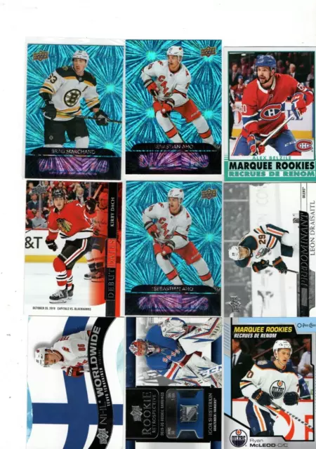 10 NHL Trading Cards zur Auswahl--Upperdeck 20/21 Inserts