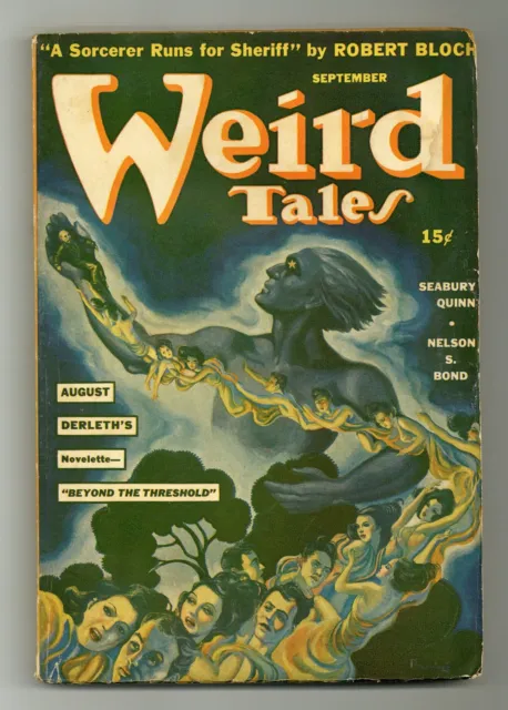 Weird Tales Pulp 1st Series Sep 1941 Vol. 36 #1 GD/VG 3.0