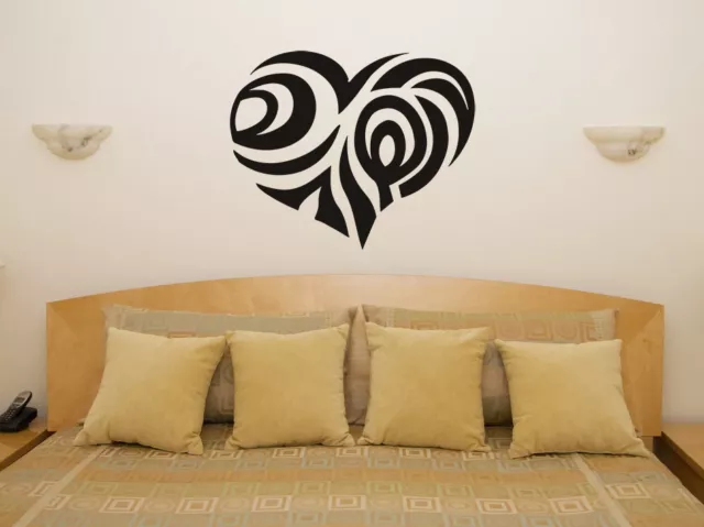 Heart Design Bedroom Living Room Dining Decal Wall Art Sticker Picture Decor 2