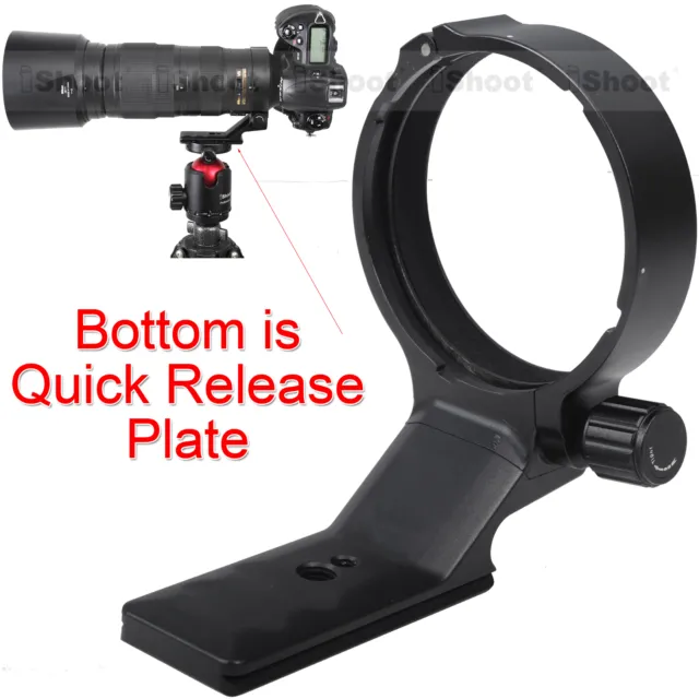 Objektiv Stativschelle Kameraplatte für Nikon AF-S 200-500mm F5.6E ED VR Lens