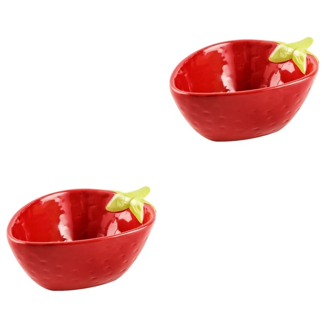 2 piezas adorables tazones estilo avena chip servidor banquete
