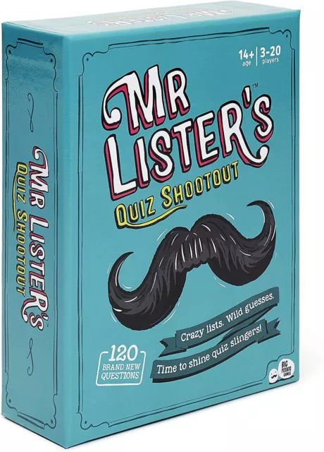 Mr Lister's Quiz Shootout: Perfect Card Game For Families | 120 Crazy Questions