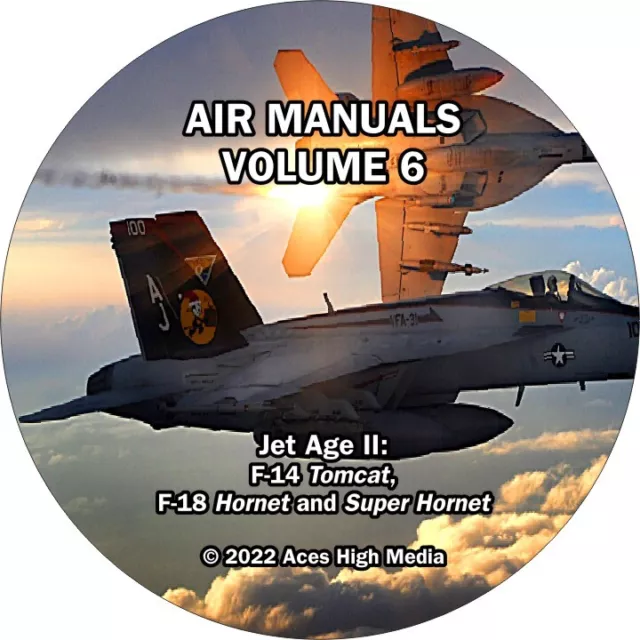 Jet Fighters Flight manuals on CD F-14 Tomcat, F-18 Hornet