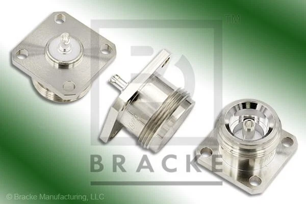 4.1/9.5 Din Female .985" Panel Mount Connector Solder Cup Contact BM61080