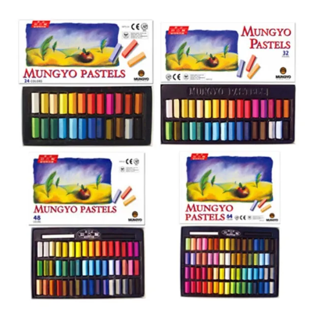 Pasteles suaves de artista MUNGYO 24/32/48/64 colores dibujo suave alta calidad