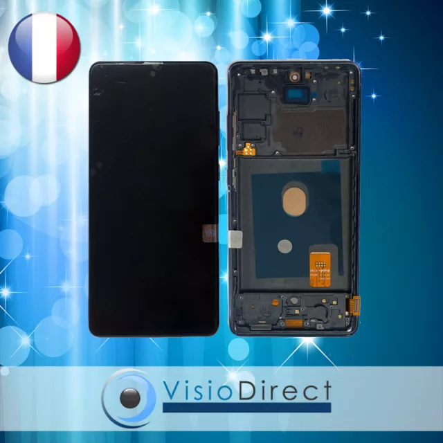 Vitre Tactile + Ecran LCD sur châssis pour Samsung Galaxy S20 FE SM-G780F BLEU